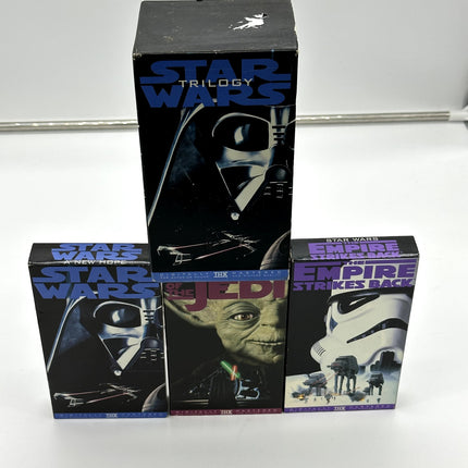 Star Wars Trilogy VHS Box Set 3 Tape Set THX 1995 Great Condition