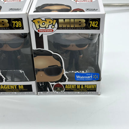 Funko Pop! Movies MIB Agent M solo And Agent M & Pawny #742 Walmart Exclusive