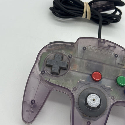 Nintendo N64 Clear Atomic purple Controller OEM Funtastic