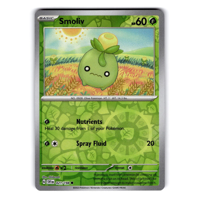 Smoliv Common SV01: Scarlet & Violet Base Set 021/198 NM