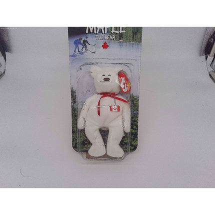 MAPLE THE BEAR-1996 MCDONALDS TY BEANIE BABY WITH RARE ERRORS 1993 OAKBROOK NIP
