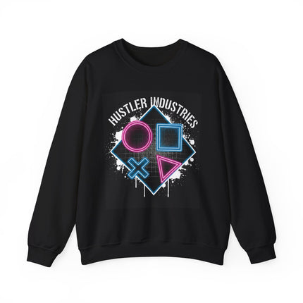 Hustler Industries Neon Arcade Crewneck Sweatshirt