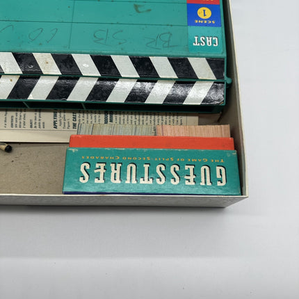 Vintage Guesstures Charades Game by Milton Bradley 1990 Edition