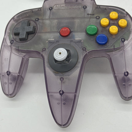 Nintendo N64 Clear Atomic purple Controller OEM Funtastic