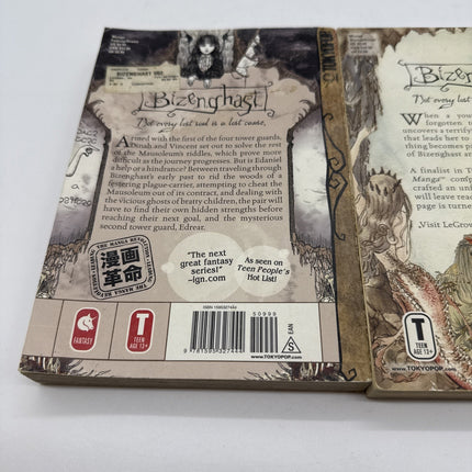 Bizenghast Vol 1, 2, 4 Manga Graphic Novel Comic English M. Alice LeGrow