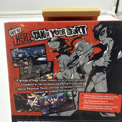 Persona 5 Steelbook Edition (PS4 PlayStation 4) Tested CIB Atlus Games Clean