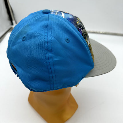 VTG Monster Jam baseball hat cap youth snapback all over print monster truck