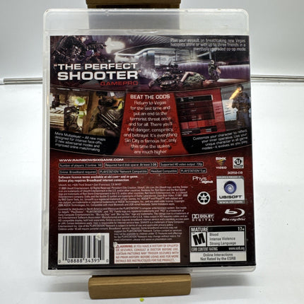 Tom Clancy's Rainbow Six: Vegas 2 (Sony PlayStation 3, 2008) - CIB Complete