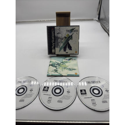 Final Fantasy VII 7 PS1 PlayStation 1 Complete CIB Black Label