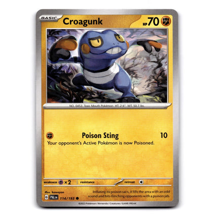 Croagunk Common SV02: Paldea Evolved 114/193 NM