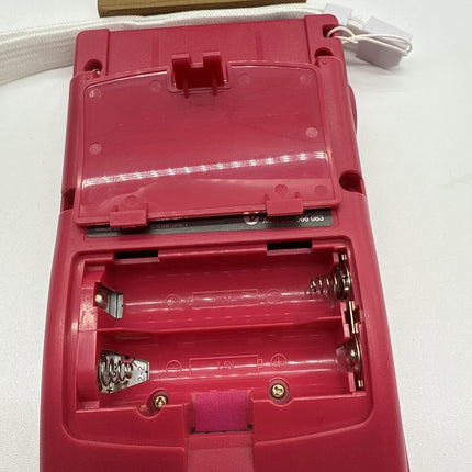 Nintendo Game Boy Color Handheld Game Console - Berry Pink Red - Tested & Works
