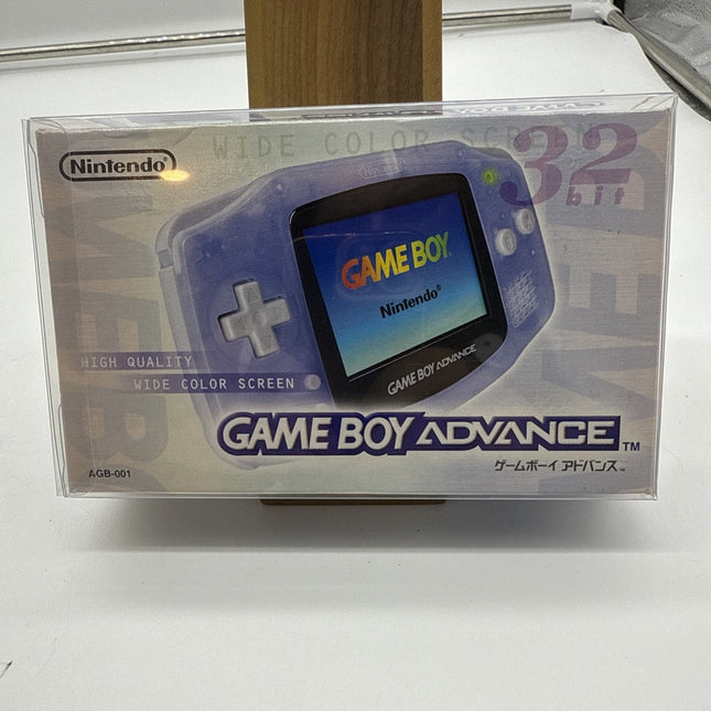 Nintendo Gameboy Advance GBA Console Milky Blue w/Box Tested Rare Japan Import