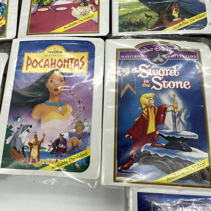 Mcdonald's Walt Disney Masterpiece Collection Video Figures Lot Of 11 Toys New