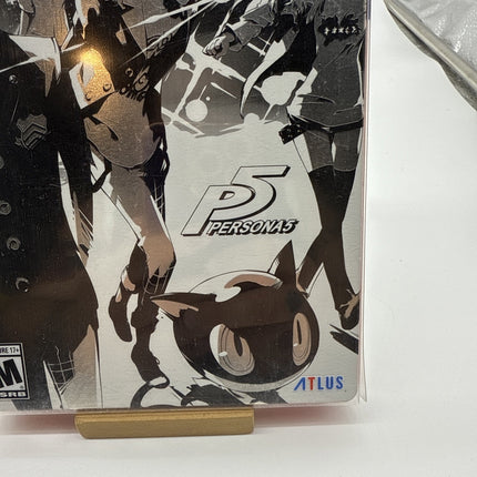 Persona 5 Steelbook Edition (PS4 PlayStation 4) Tested CIB Atlus Games Clean