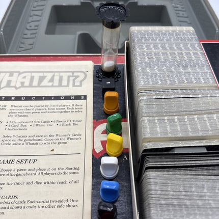 Vintage WHATZiT? Board Game, Milton Bradley 1987, Complete