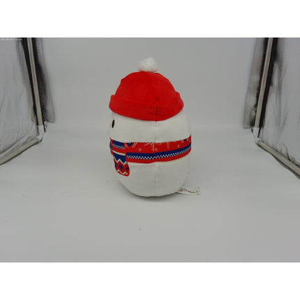 Squishmallows 8" Manny Snowman Festive Scarf Hat Plush 2023