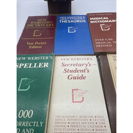 1978-1981 The New Webster’s Desk Pocket Book Paperback Reference Library