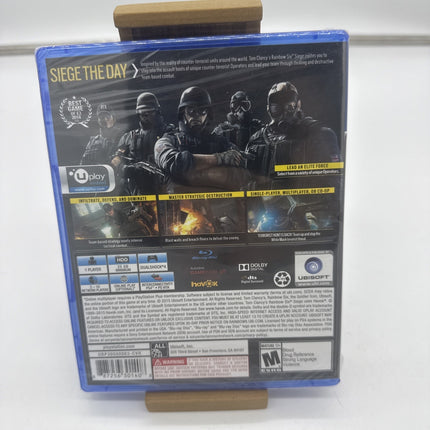 Tom Clancy's Rainbow Six Siege (Sony PlayStation 4, 2015) PS4,