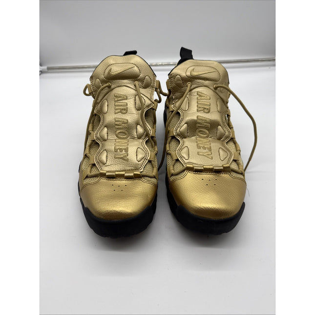 New Nike Air More Money Metallic Gold Size 11 AJ2998-700