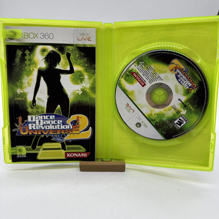 Dance Dance Revolution Universe 2 Xbox 360 Complete In Box CIB Tested & Working