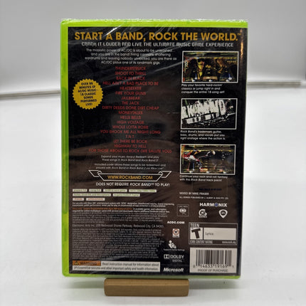 AC/DC Live Rock Band Track Pack Microsoft Xbox 360, 2008 Sealed Game