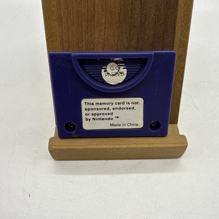 N64 Controller Nintendo 64 Memory Card - Tested CLEAN By Hip Gear Purple