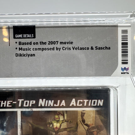 TMNT Nintendo GameCube Factory Sealed New WATA 9.8 A Graded Ubisoft