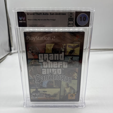 GTA San Andreas PS2 Graded & Sealed WATA 10 A++