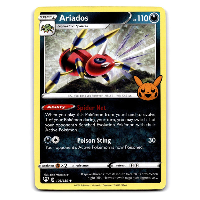 Ariados Promo Trick or Trade BOOster 103/189 NM