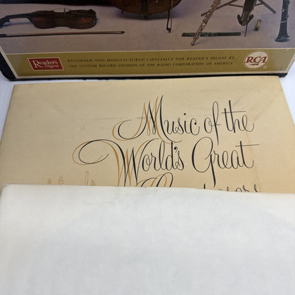 Music Of The World's Great Composers 12 LP Box Set RCA Records Complete