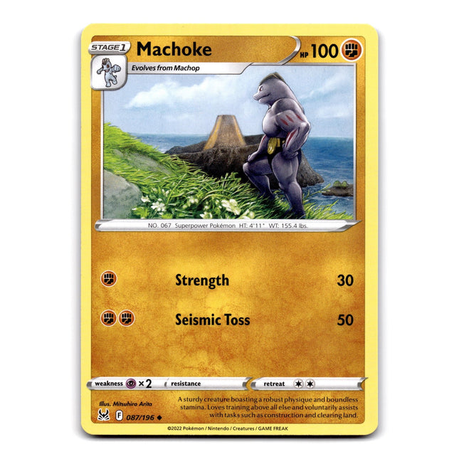 Machoke Uncommon SWSH11: Lost Origin 087/196 NM
