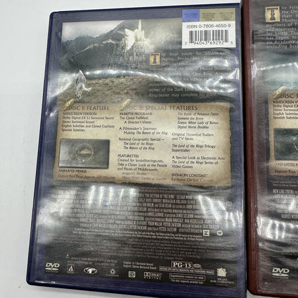 Movies The Lord Of The Rings All 3 Movies On DVD Adventure