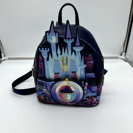 Loungefly Disney Cinderella Magic Castle Mini Backpack & Wallet