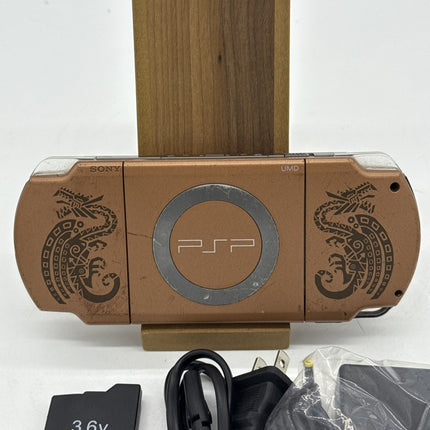 PSP-2000 Console Monster Hunter 2ndG Bronze Region Free japan SONY tested