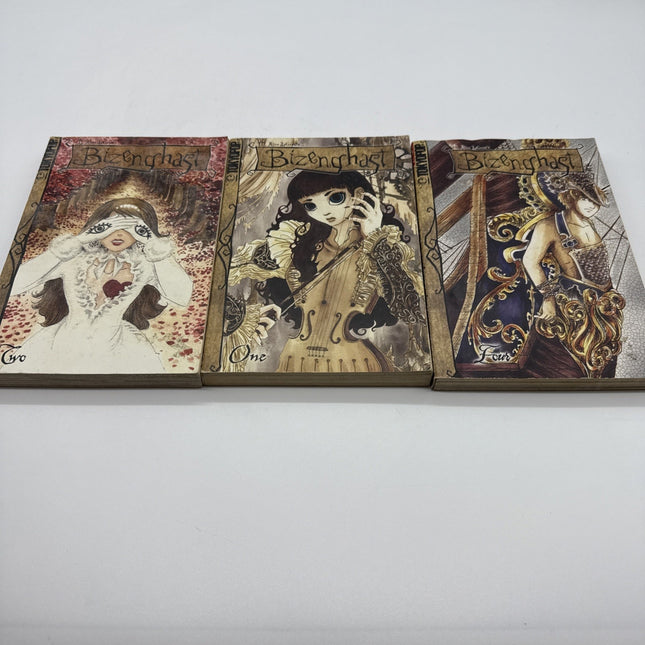 Bizenghast Vol 1, 2, 4 Manga Graphic Novel Comic English M. Alice LeGrow