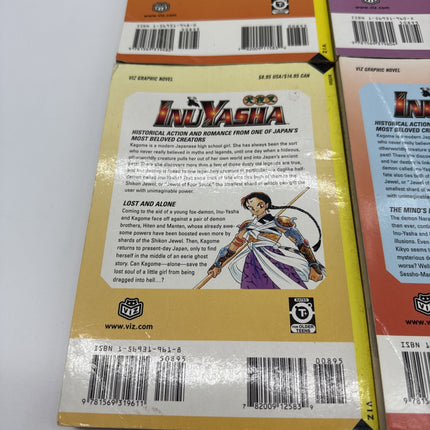 Inuyasha Manga Volume 2, 3, 4, 13 Art By Rumiko Takahashi English Manga