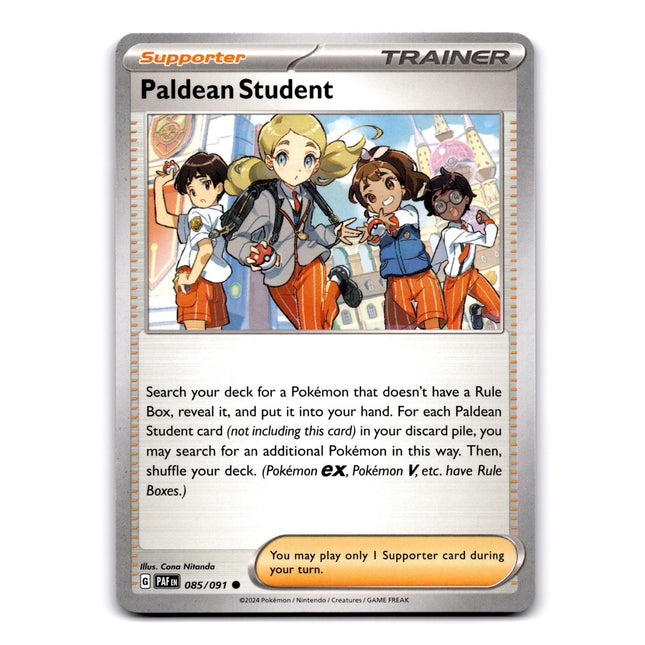 Paldean Student Common SV: Paldean Fates 085/091 NM