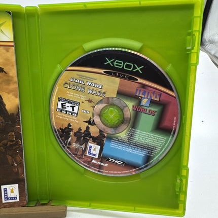 Star Wars: The Clone Wars / Tetris Worlds Online Edition Combo (Microsoft Xbox,