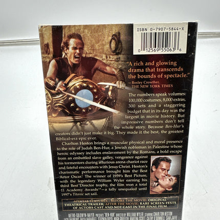 Ben-Hur VHS, 2001, 2-Tape Set, Charleston Heston NEW SEALED