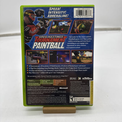 Greg Hastings' Tournament Paintball (Xbox, 2004) Complete CIB Tested Working