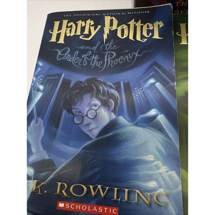 Harry Potter Paperback Book Set Paperback 1999-2009 Scholastic 1-7 First Printin