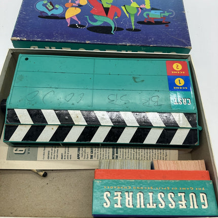 Vintage Guesstures Charades Game by Milton Bradley 1990 Edition
