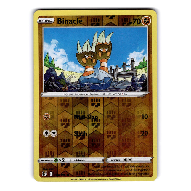 Binacle Common SWSH11: Lost Origin 106/196 NM