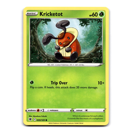 Kricketot Common SWSH10: Astral Radiance 009/189 NM