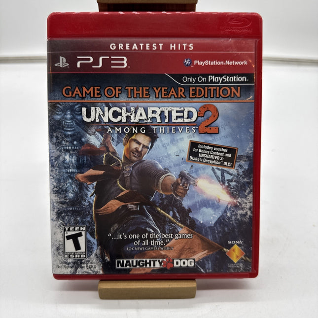 Uncharted 2: Among Thieves (Sony PlayStation 3, 2009) PS3 Complete and Tested