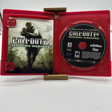 Call of Duty 4 Modern Warfare (Sony PlayStation 3, 2010) PS3 CIB Complete Manual
