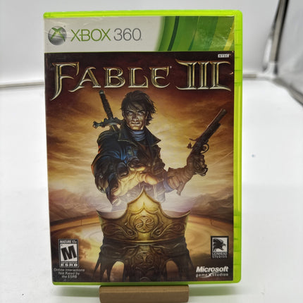 Fable III (Microsoft Xbox 360, 2010) Tested & Working
