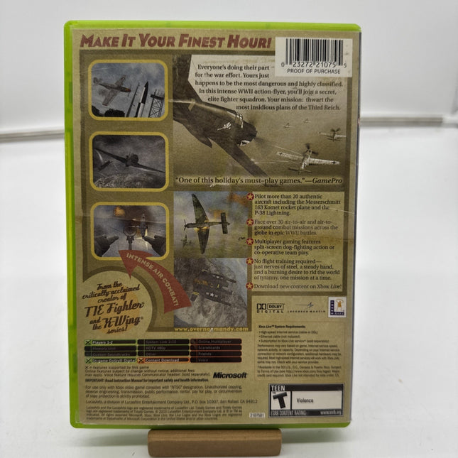 Secret Weapons Over Normandy Video Game Microsoft Xbox