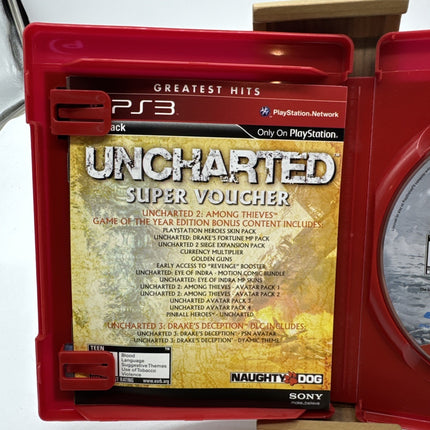 Uncharted 2: Among Thieves (Sony PlayStation 3, 2009) PS3 Complete and Tested
