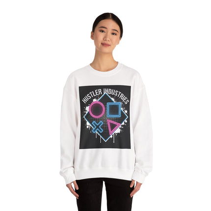 Hustler Industries Neon Arcade Crewneck Sweatshirt